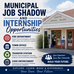 Take a peek into municipal work - Job shadow and internship opportunities